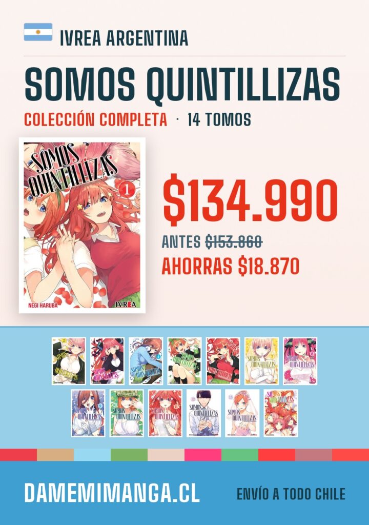Somos Quintillizas Colección Completa (14 tomos) – Ivrea Argentina