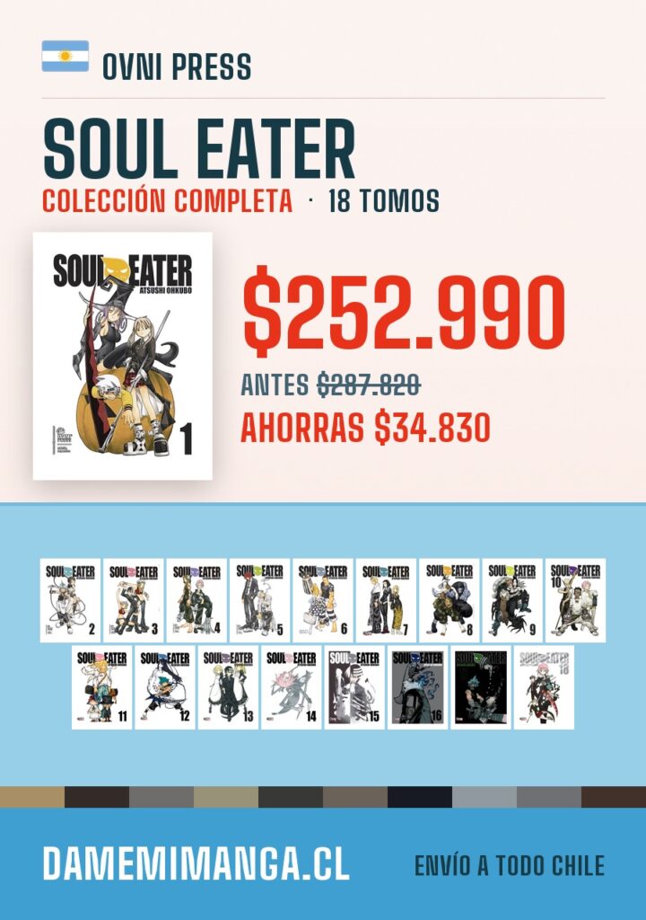 Soul Eater Colección Completa (18 tomos) – Ovni Press