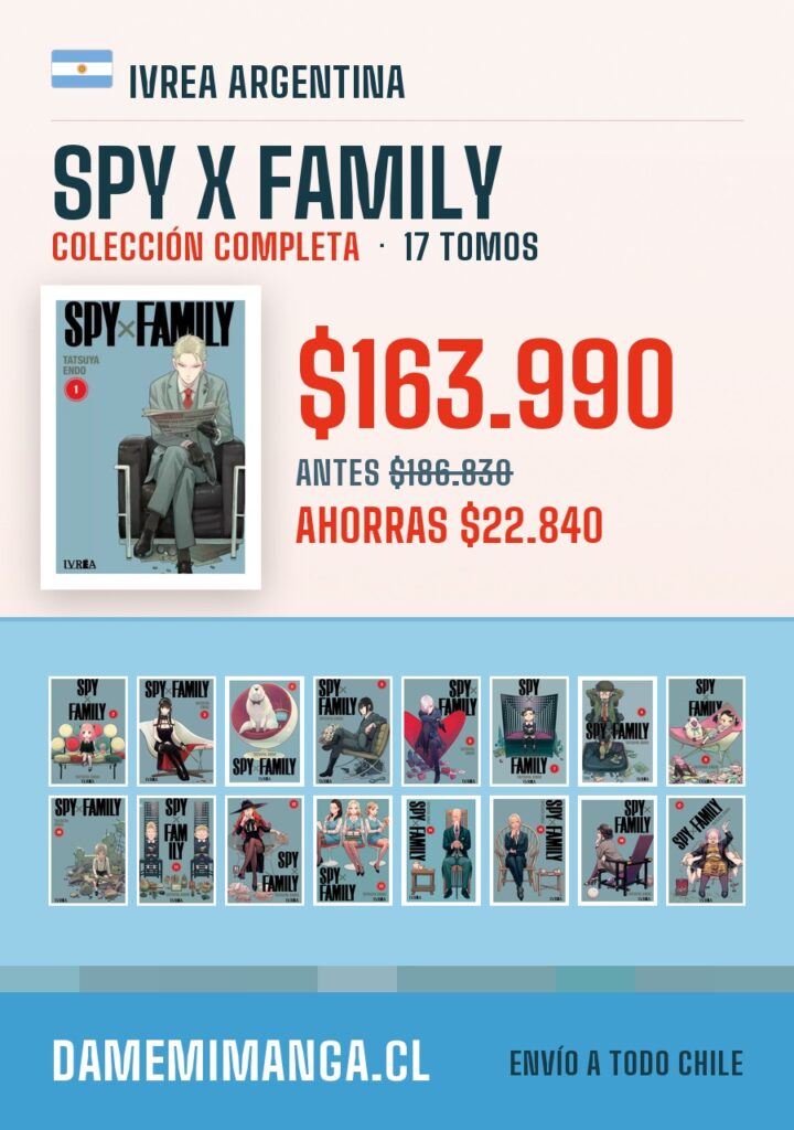 Spy x Family Colección Completa (17 tomos) – Ivrea Argentina