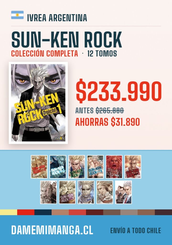 Sun-Ken Rock Colección Completa (12 tomos) – Ivrea Argentina