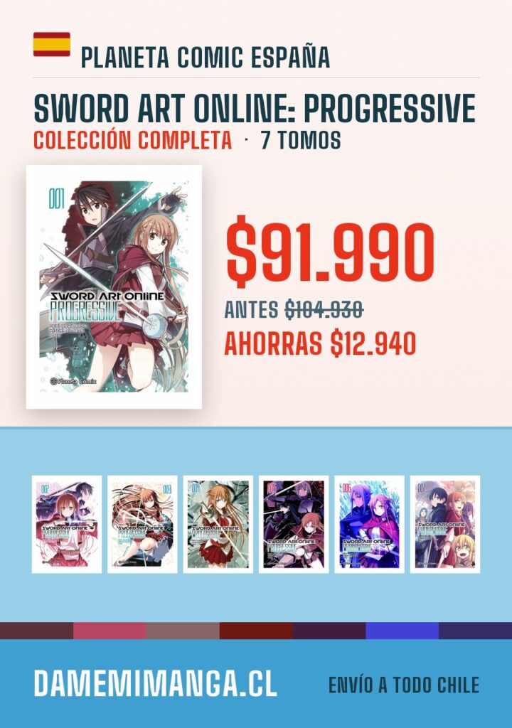 Sword Art Online: Progressive Colección Completa (7 tomos) – Planeta Comic España
