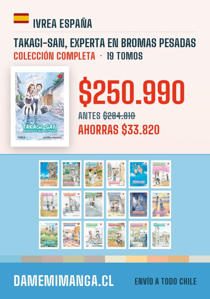 Takagi-San, Experta en Bromas Pesadas Colección Completa (19 tomos) – Ivrea España