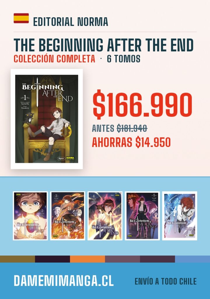 The beginning after the end Colección Completa (6 tomos) – Editorial Norma