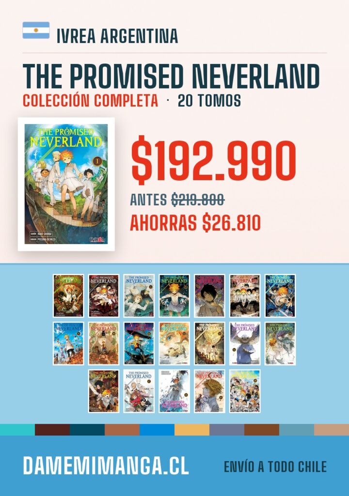 The Promised Neverland Colección Completa (20 tomos) – Ivrea Argentina