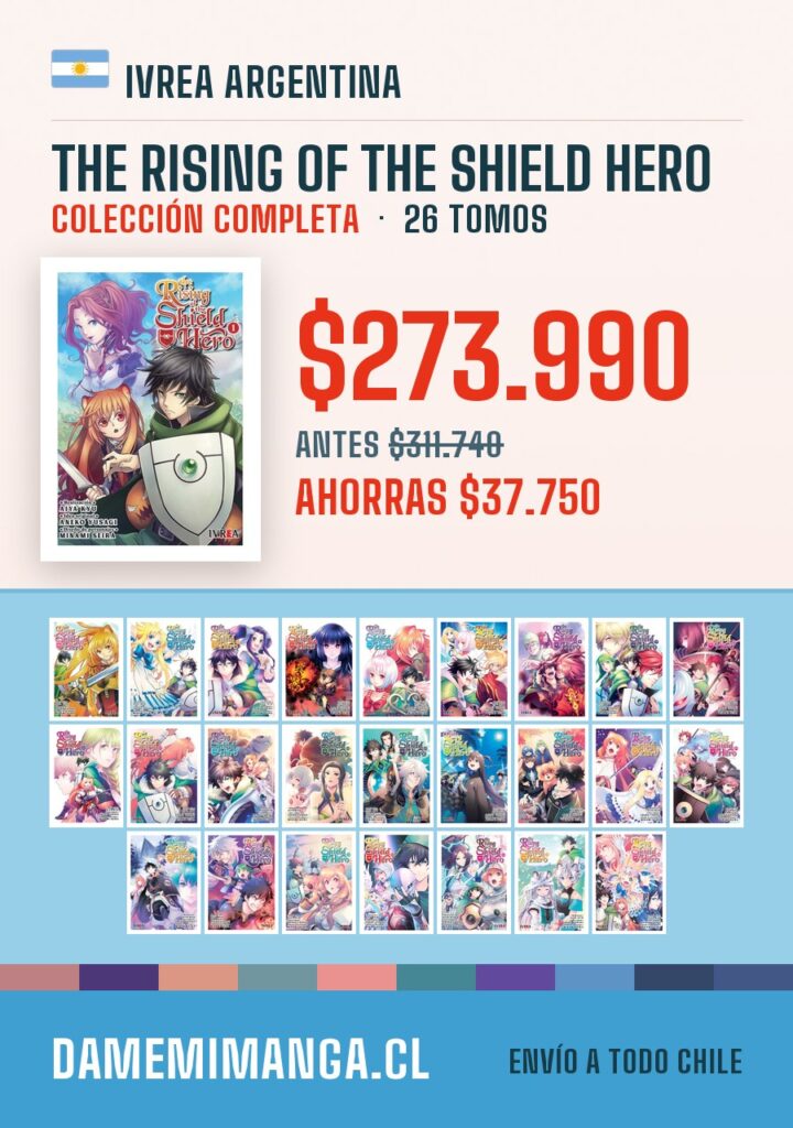 The Rising of the Shield Hero Colección Completa (26 tomos) – Ivrea Argentina