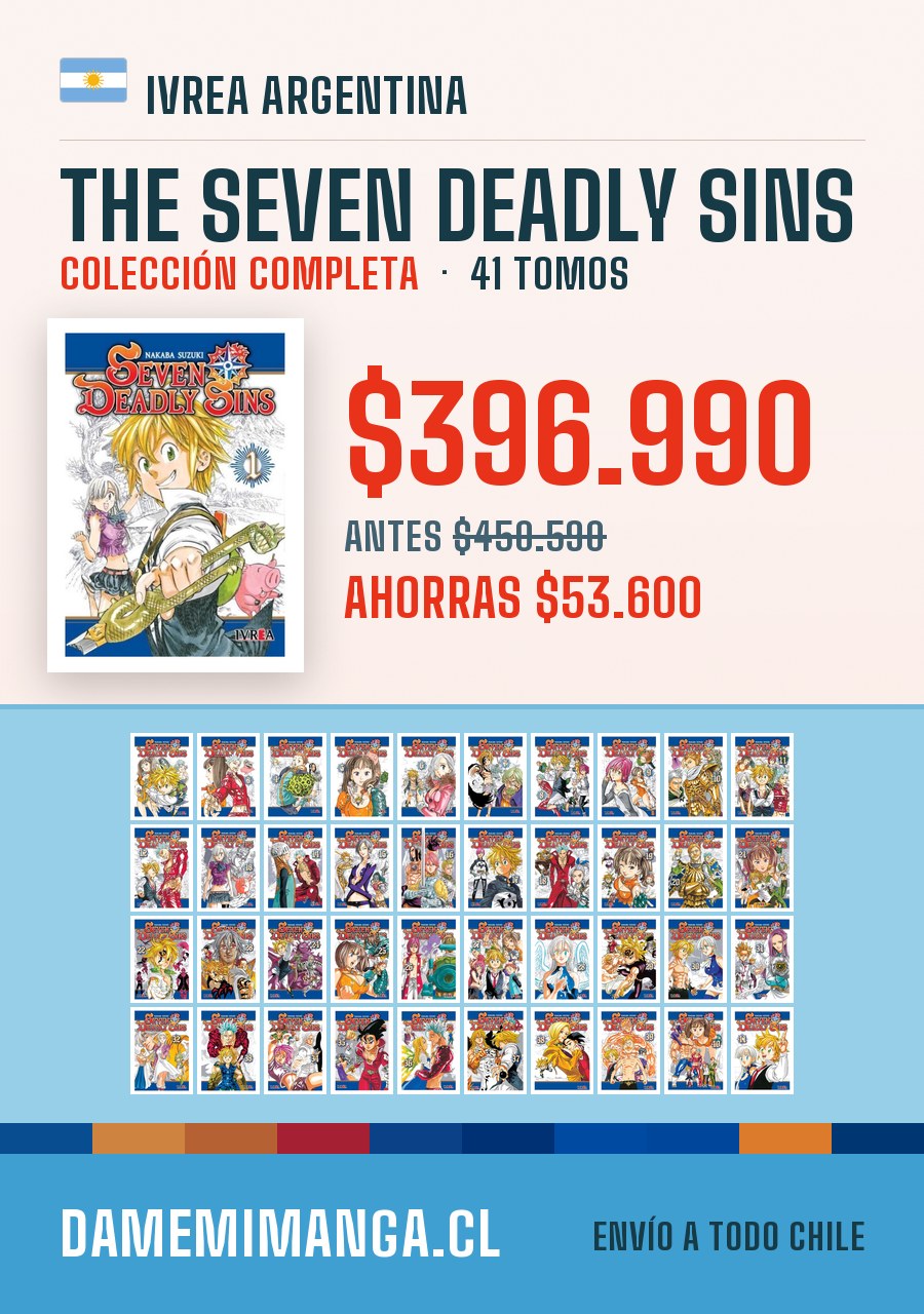 The Seven Deadly Sins Colección Completa (41 tomos) – Ivrea Argentina
