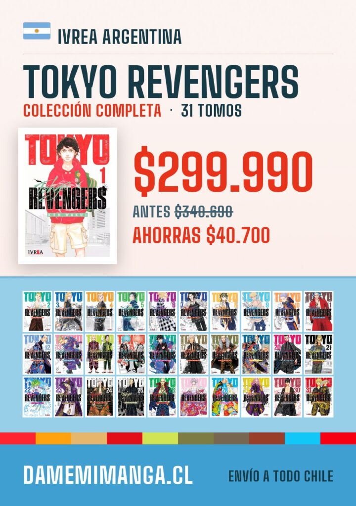 Tokyo Revengers Colección Completa (31 tomos) – Ivrea Argentina