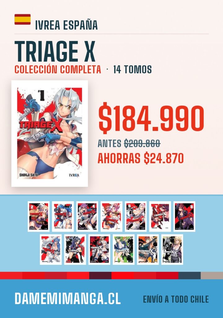 Triage X Colección Completa (14 tomos) – Ivrea España
