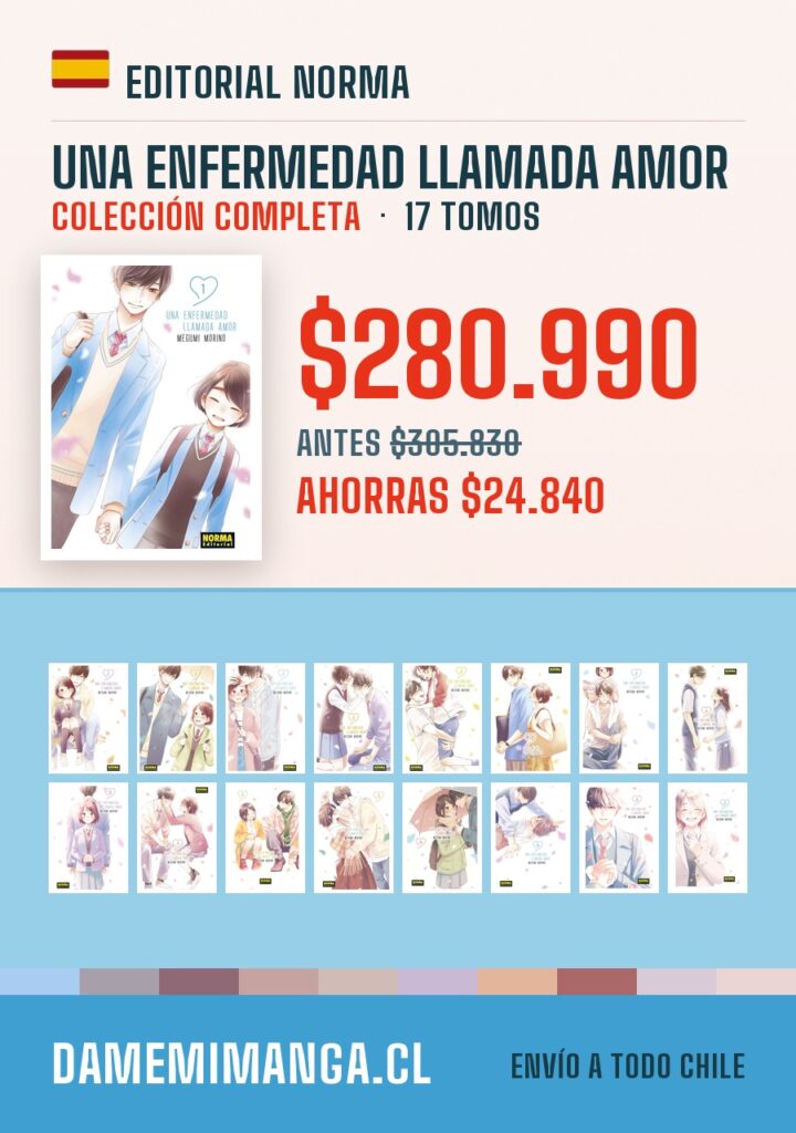 Una Enfermedad Llamada Amor Colección Completa (17 tomos) – Editorial Norma