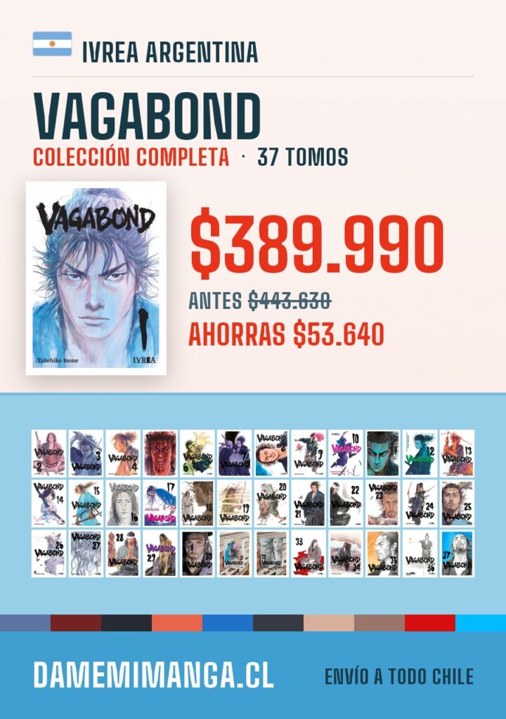 Vagabond Colección Completa (37 tomos) – Ivrea Argentina