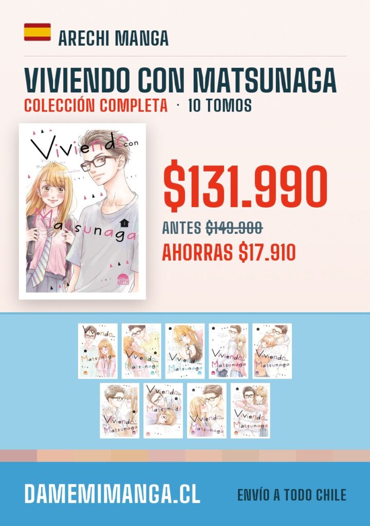 Viviendo con Matsunaga Colección Completa (10 tomos) – Arechi Manga