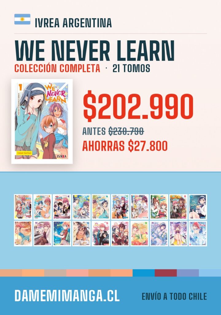 We Never Learn Colección Completa (21 tomos) – Ivrea Argentina