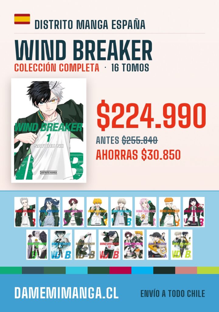 Wind Breaker Colección Completa (16 tomos) – Distrito Manga España