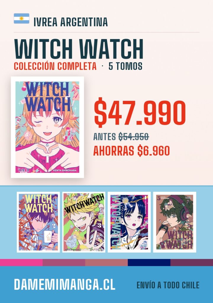 Witch Watch Colección Completa (5 tomos) – Ivrea Argentina