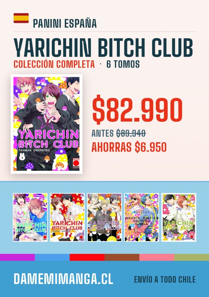 Yarichin Bitch Club Colección Completa (6 tomos) – Panini España