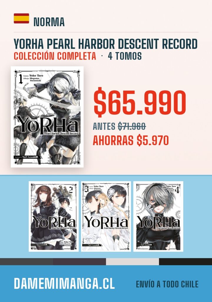 Yorha Pearl Harbor Descent Record Colección Completa (4 tomos) – Norma