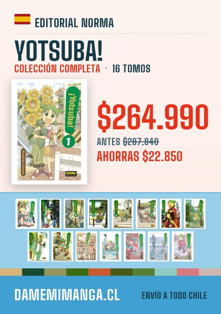 Yotsuba! Colección Completa (16 tomos) – Editorial Norma
