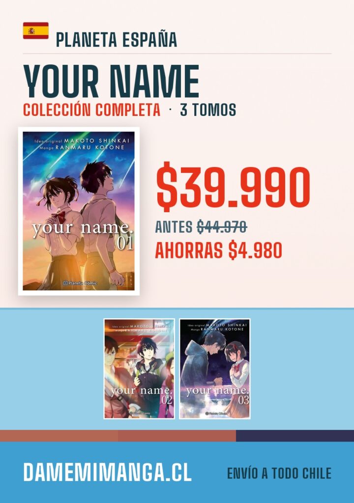 Your Name Colección Completa (3 tomos) – Planeta España