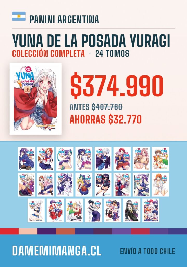 Yuna de la Posada Yuragi Colección Completa (24 tomos) – Panini Argentina