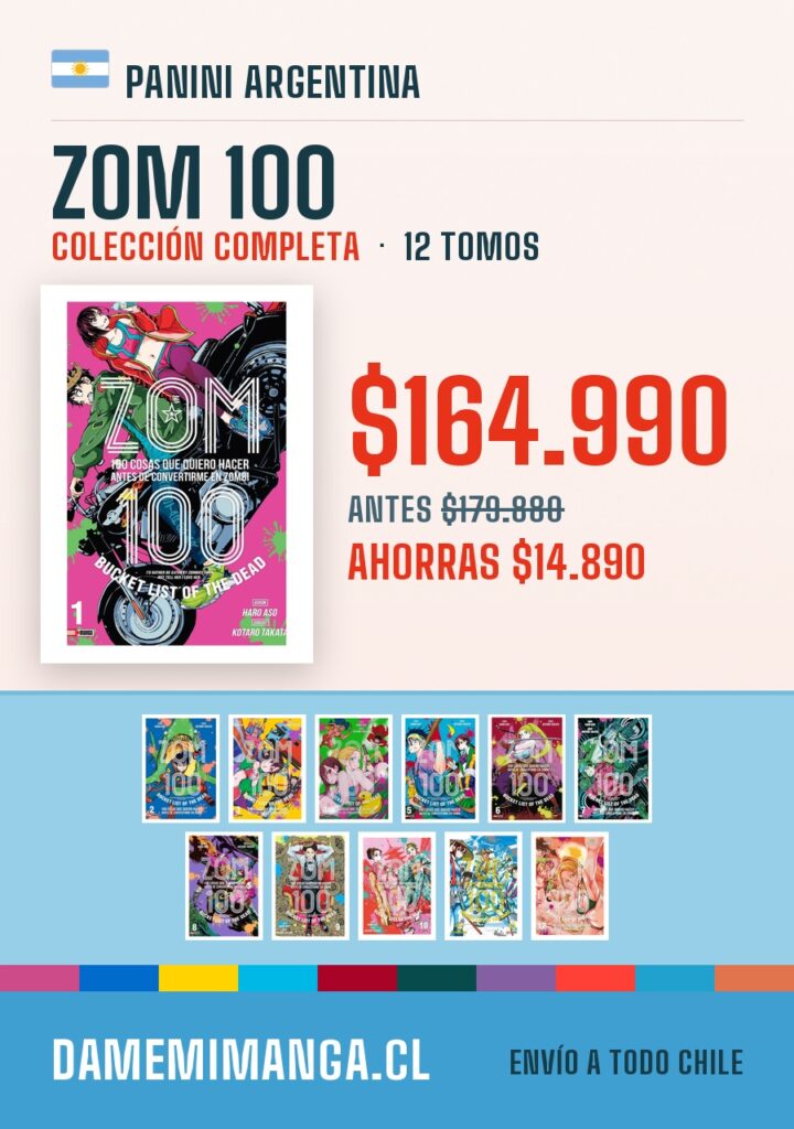 Zom 100 Colección Completa (12 tomos) – Panini Argentina