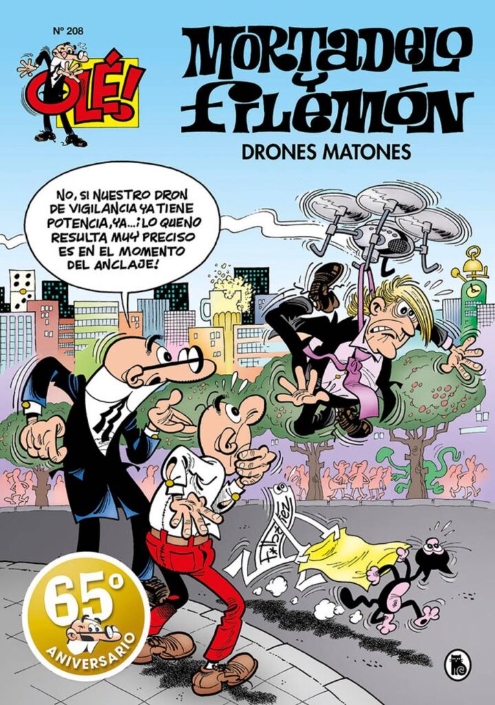 Drones matones (Olé! Mortadelo 208) – Bruguera