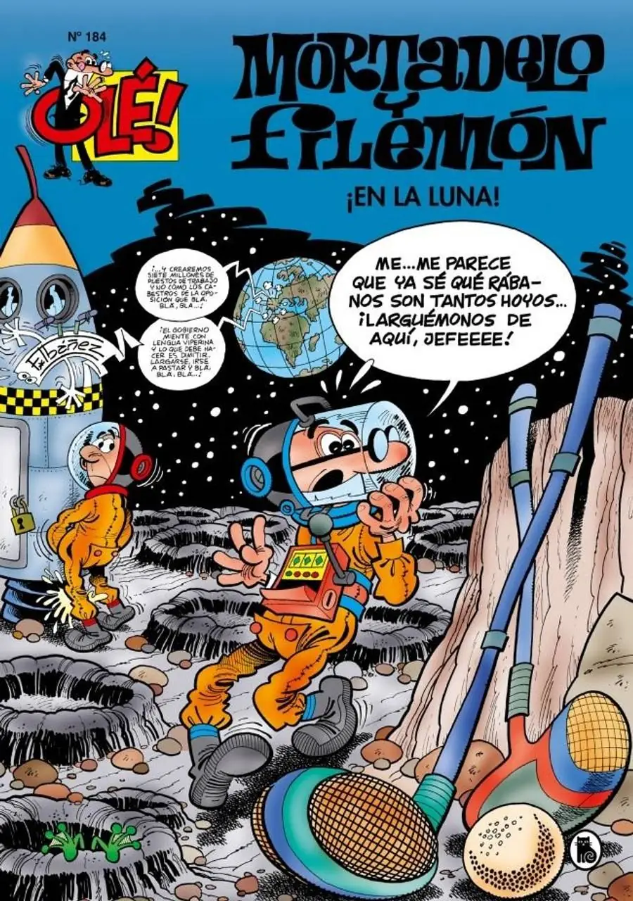 ¡En la luna! (Olé! Mortadelo 184) – Bruguera