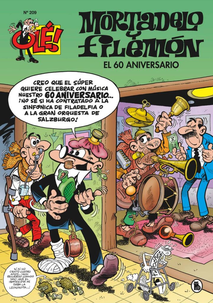 El 60 aniversario (Olé! Mortadelo 209) – Bruguera