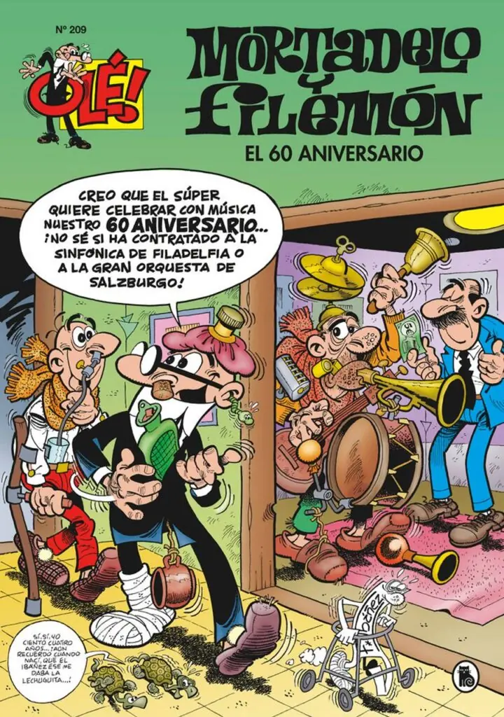 El 60 aniversario (Olé! Mortadelo 209) – Bruguera