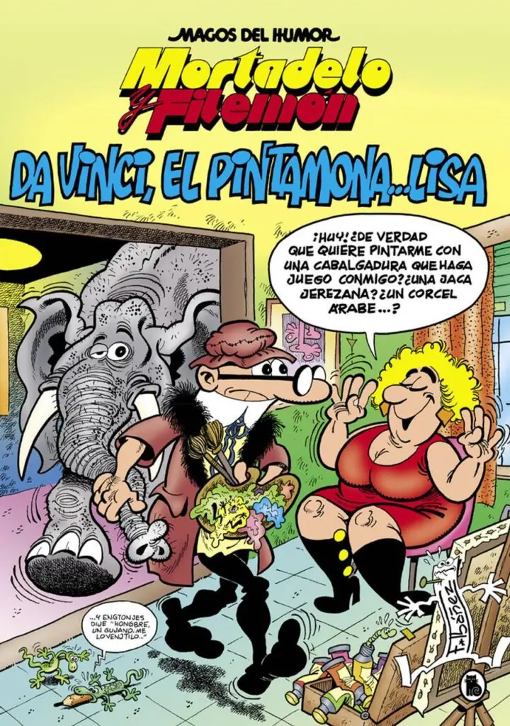 Mortadelo y Filemón. Da Vinci, el pintamona... Lisa (Magos del Humor 198) – Bruguera