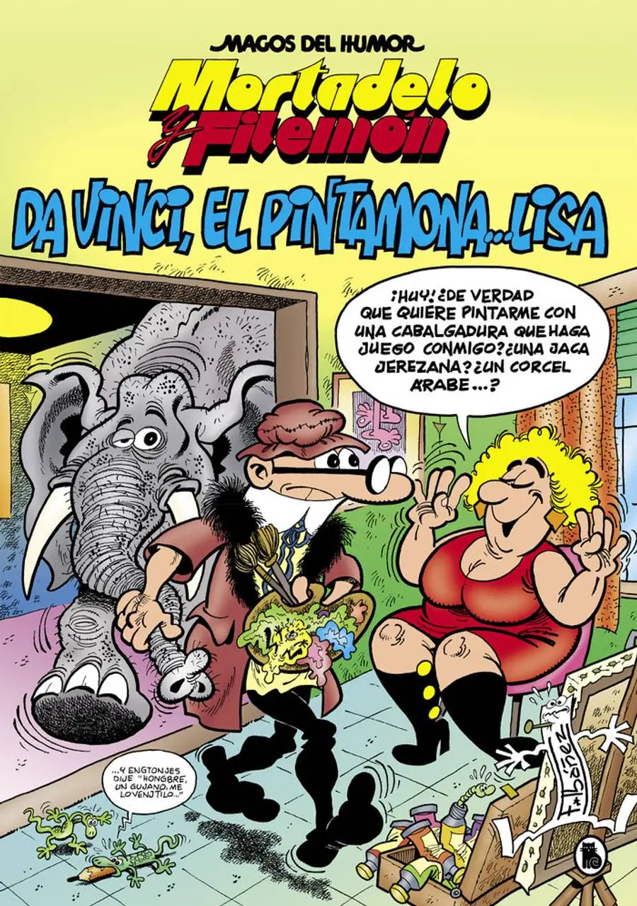 Mortadelo y Filemón. Da Vinci, el pintamona... Lisa (Magos del Humor 198) – Bruguera