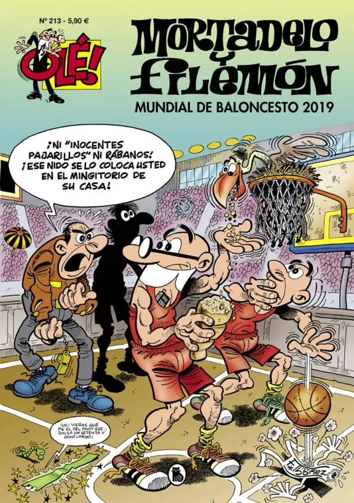 Mundial de baloncesto 2019 (Olé! Mortadelo 213) – Bruguera
