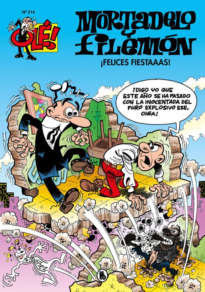 ¡Felices fiestaaas! (Olé! Mortadelo 214) – Bruguera