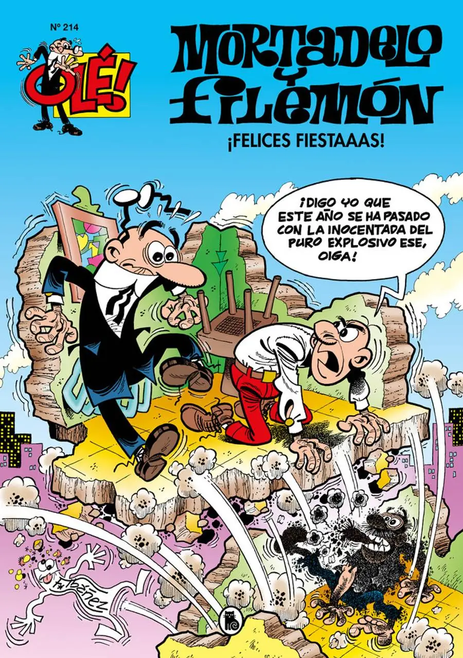 ¡Felices fiestaaas! (Olé! Mortadelo 214) – Bruguera