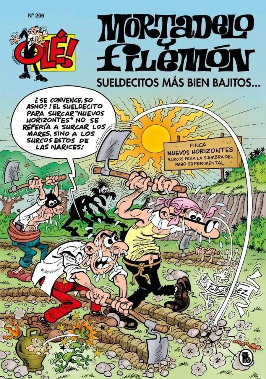 Sueldecitos más bien bajitos... (Olé! Mortadelo 206) – Bruguera