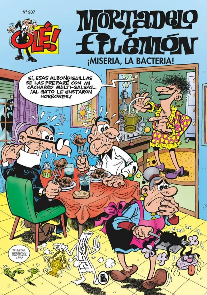 ¡Miseria, la Bacteria! (Olé! Mortadelo 207) – Bruguera