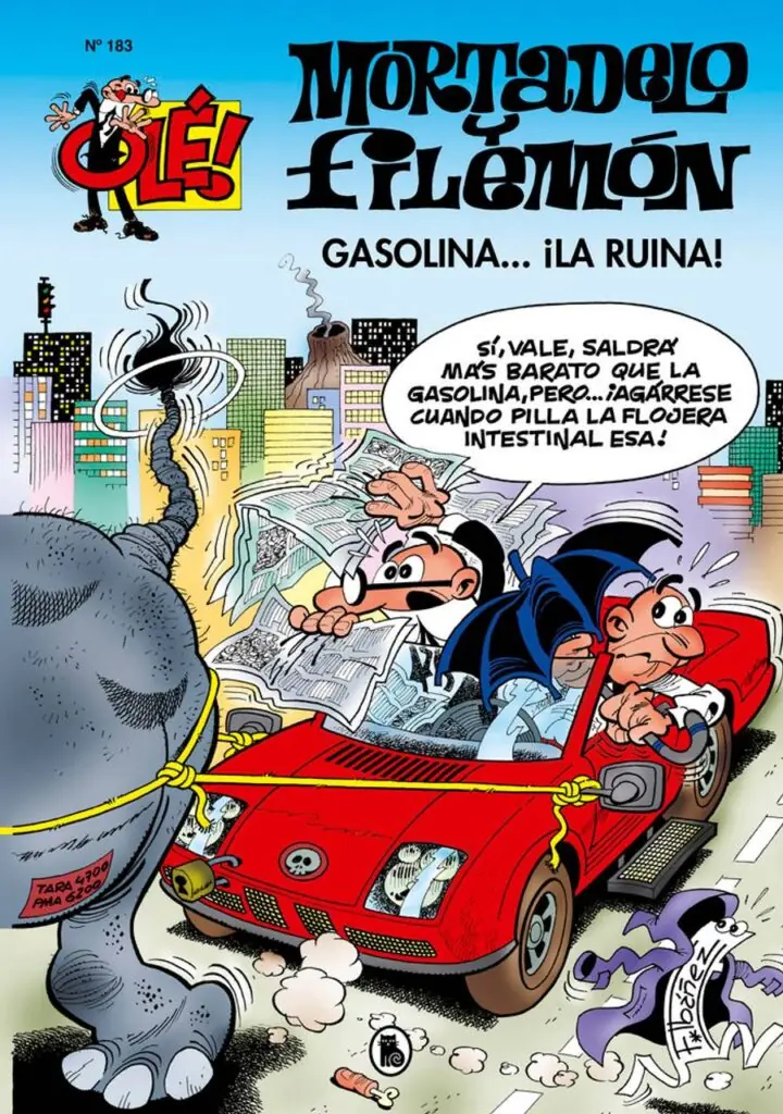 Gasolina... ¡la ruina! (Olé! Mortadelo 183) – Bruguera