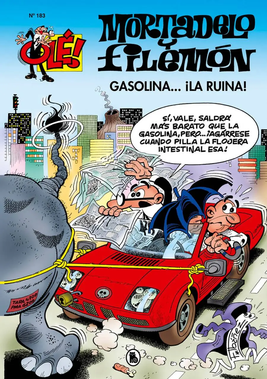 Gasolina... ¡la ruina! (Olé! Mortadelo 183) – Bruguera