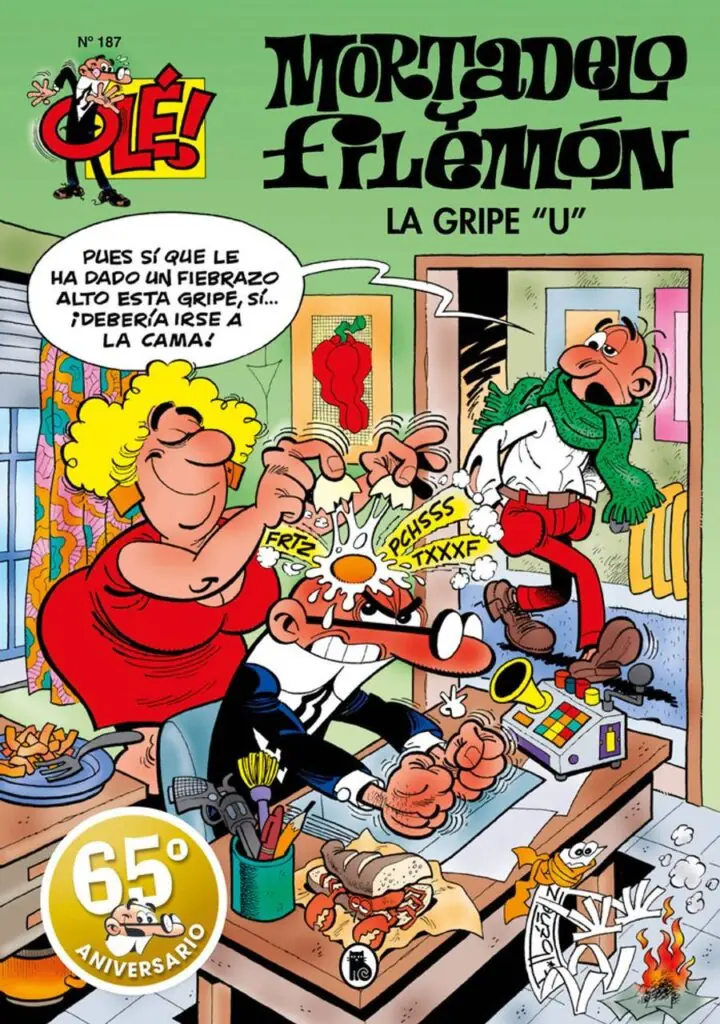 La Gripe "u" (Olé! Mortadelo 187) – Bruguera