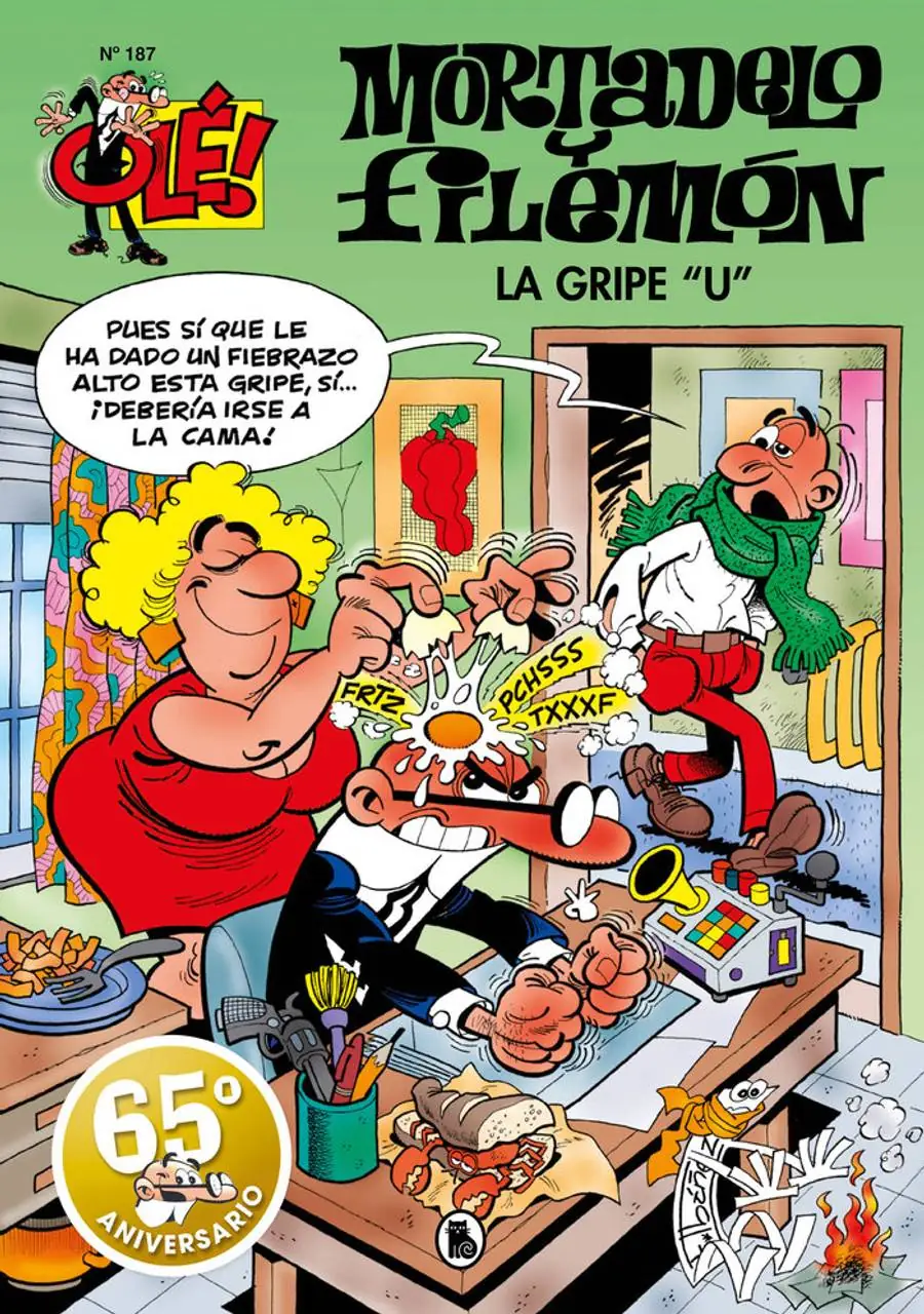 La Gripe "u" (Olé! Mortadelo 187) – Bruguera