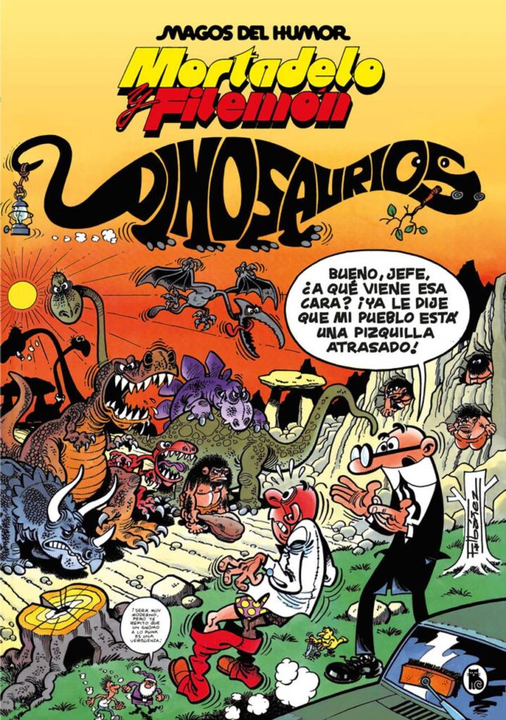 Mortadelo y Filemón Dinosaurios Magos del Humor – Bruguera