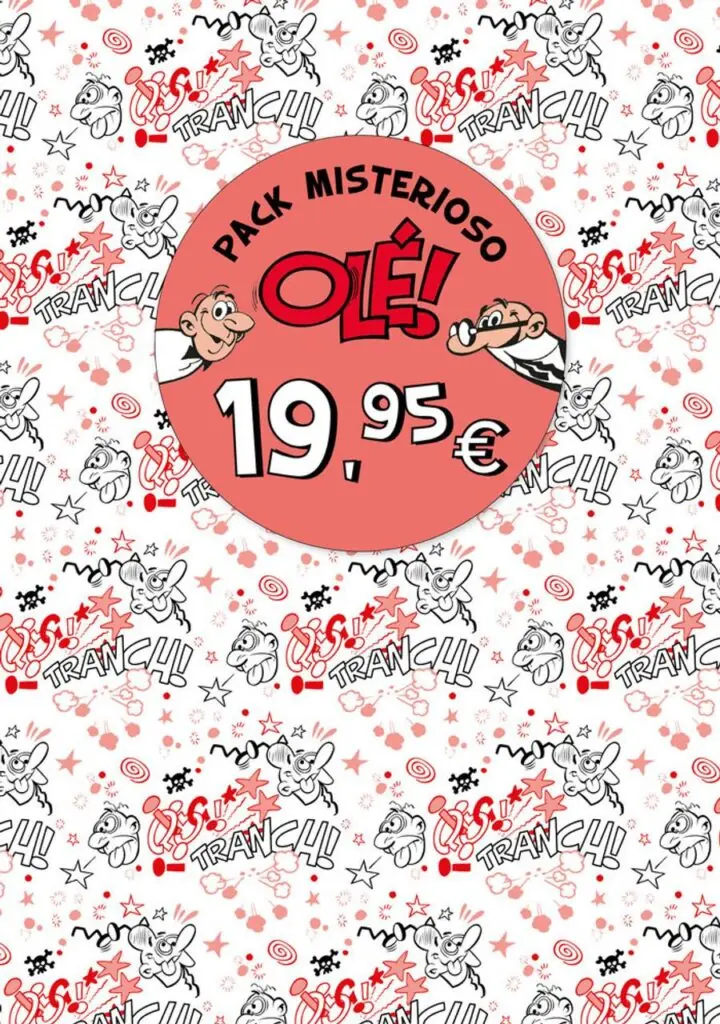 Pack Misterioso Olé Rojo Olé Mortadelo – Bruguera