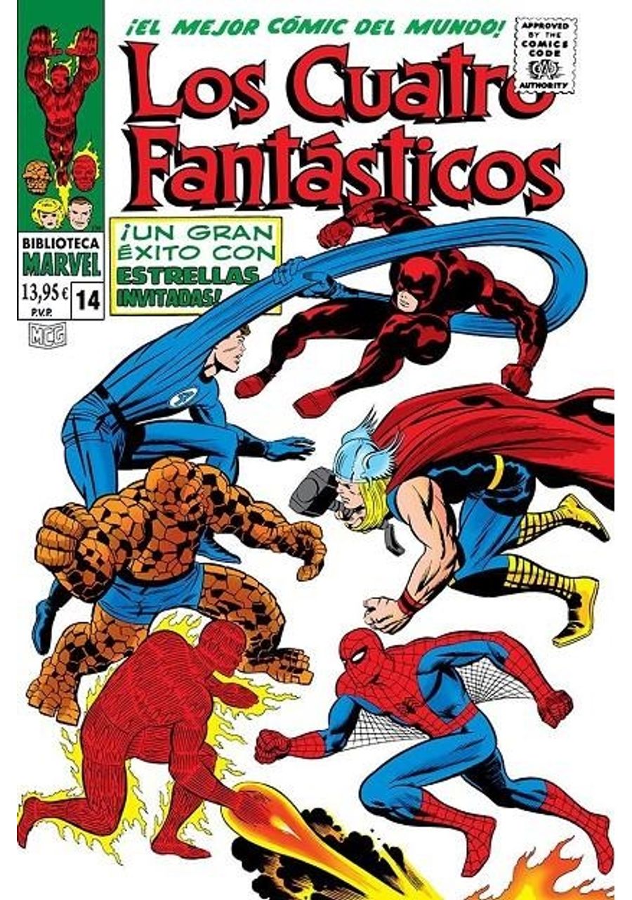 Biblioteca Marvel los 4 Fantásticos 14 (De 1967 a 1968) – Panini España