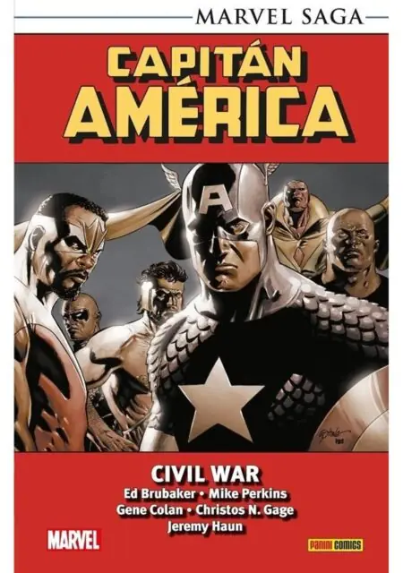 Capitán América Marvel Saga Rústica 04 (Civil War) – Panini España