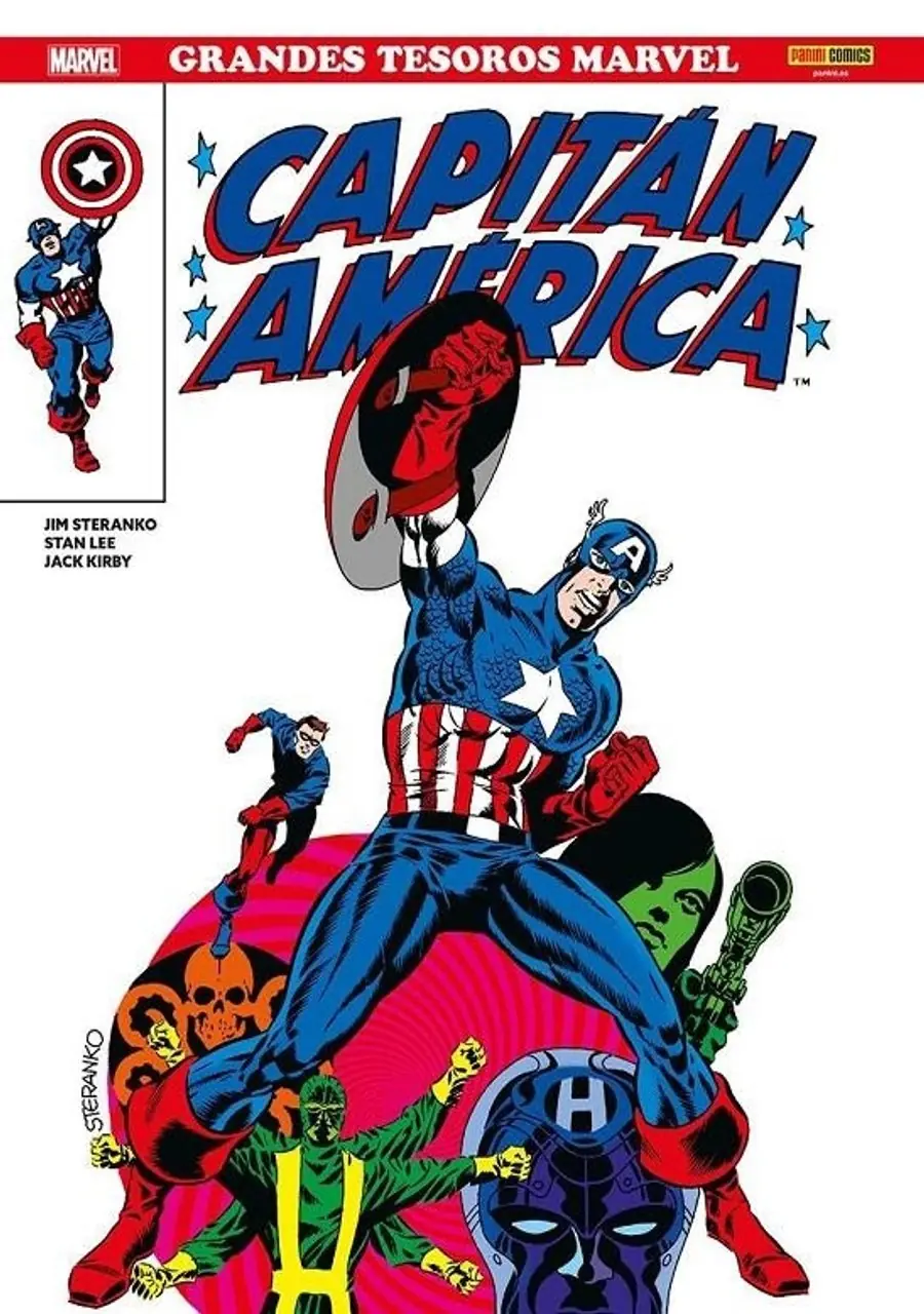 Grandes Tesoros Marvel Capitán América de Jim Steranko – Panini España