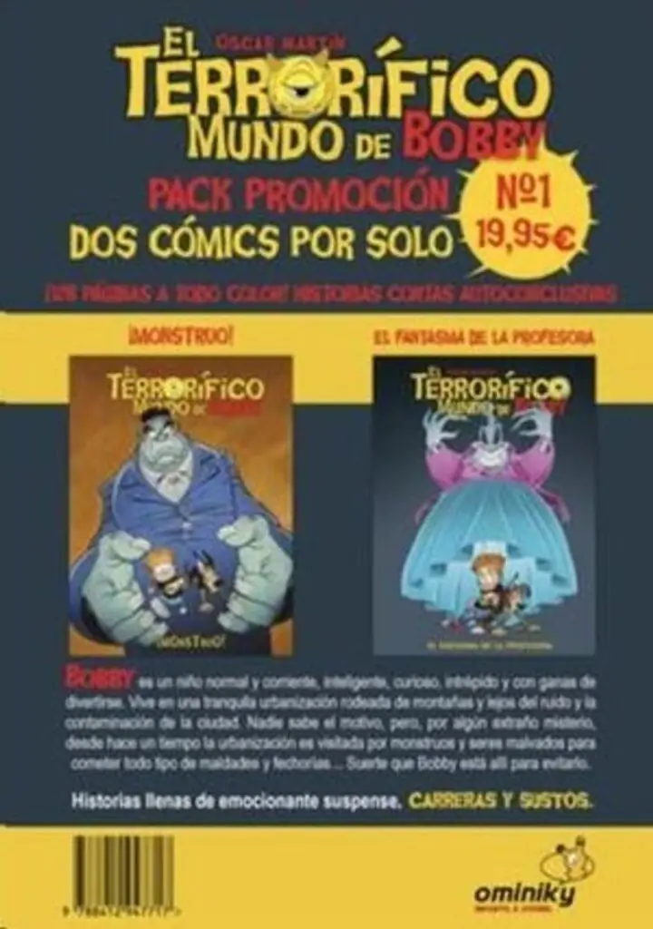 Pack 2X1 el Terrorífico Mundo de Bobby 01 – Ominiky Ediciones
