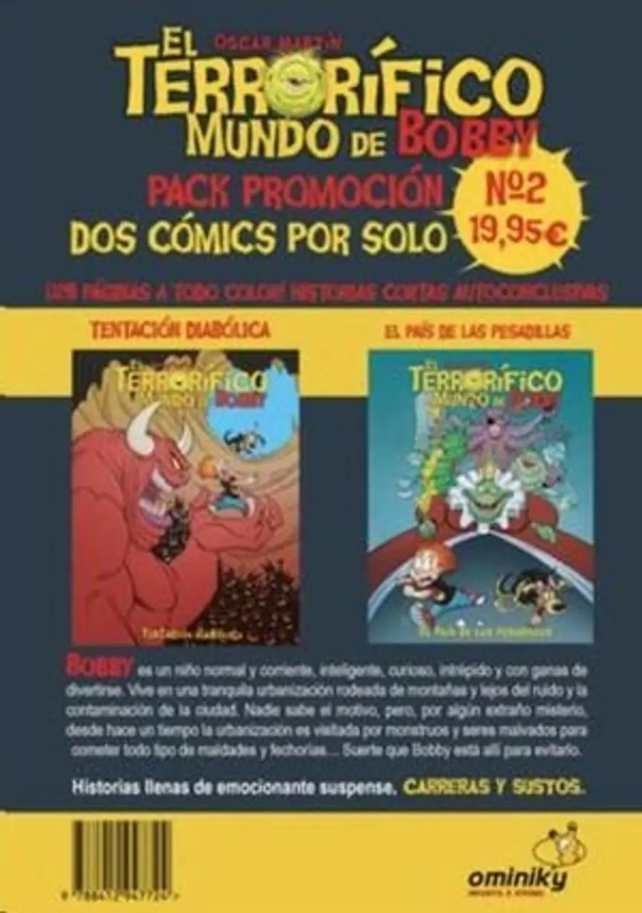 El Terrorífico Mundo de Bobby 1 y 2 Pack – Ominiky Ediciones