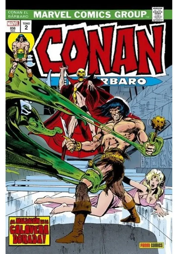 Conan el Bárbaro la Etapa Marvel Original 02 (¡La Maldición de la Calavera Dorada!) – Panini España