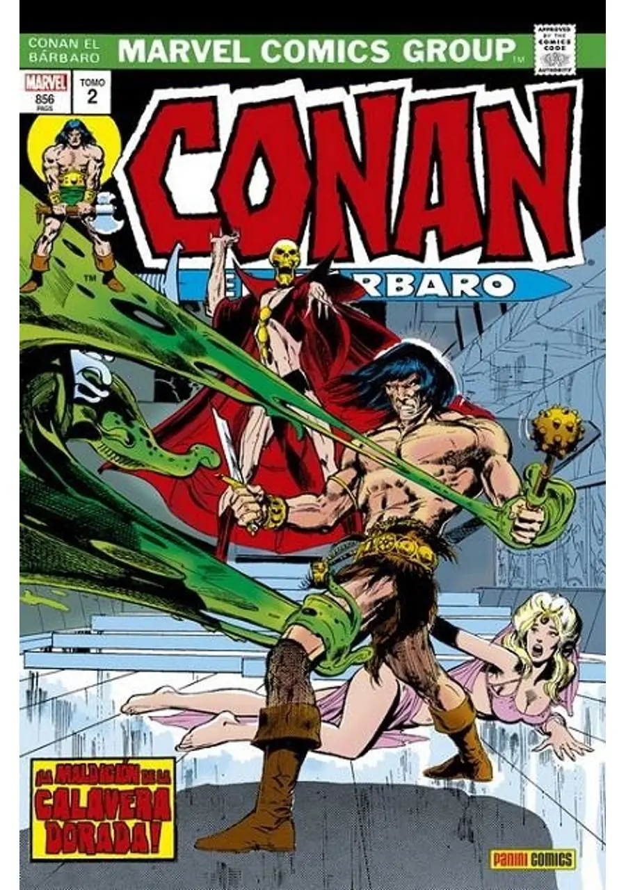 Conan el Bárbaro la Etapa Marvel Original 02 (¡La Maldición de la Calavera Dorada!) – Panini España
