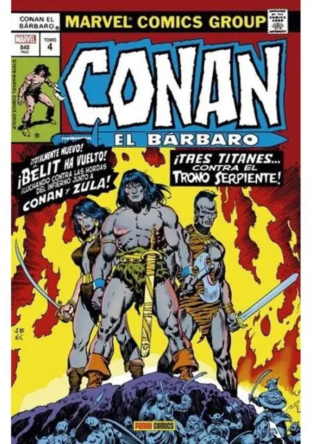 Conan el Bárbaro la Etapa Marvel Original 04 (Tres Titanes Contra el Trono Serpiente) – Panini España