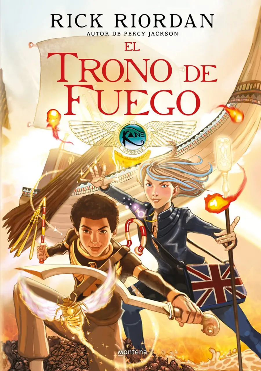 El trono de fuego (Las crónicas de los Kane [cómic] 2) – Montena
